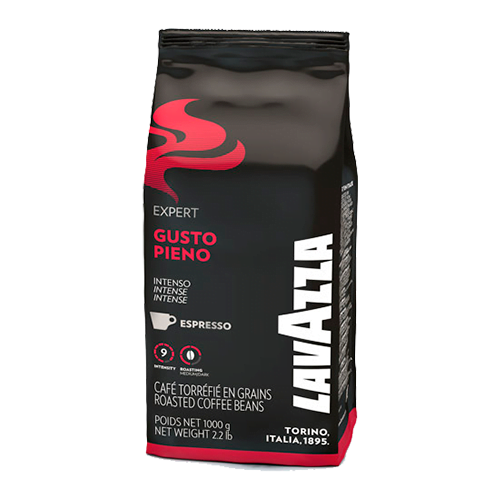Кофе в зернах LAVAZZA «Gusto Pieno» 1КГ. 25% АРАБИКА